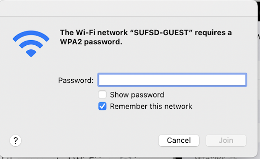 Wi-Fi Login Screen Wi-Fi Login Screen
