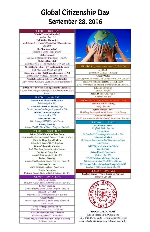 Schedule 