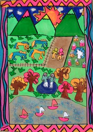Amate Bark Painting 