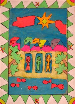 Amate Bark Painting 