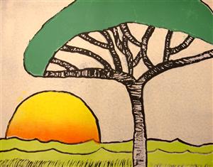 Reductive printmaking 