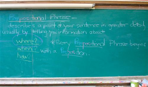 Prep phrase 